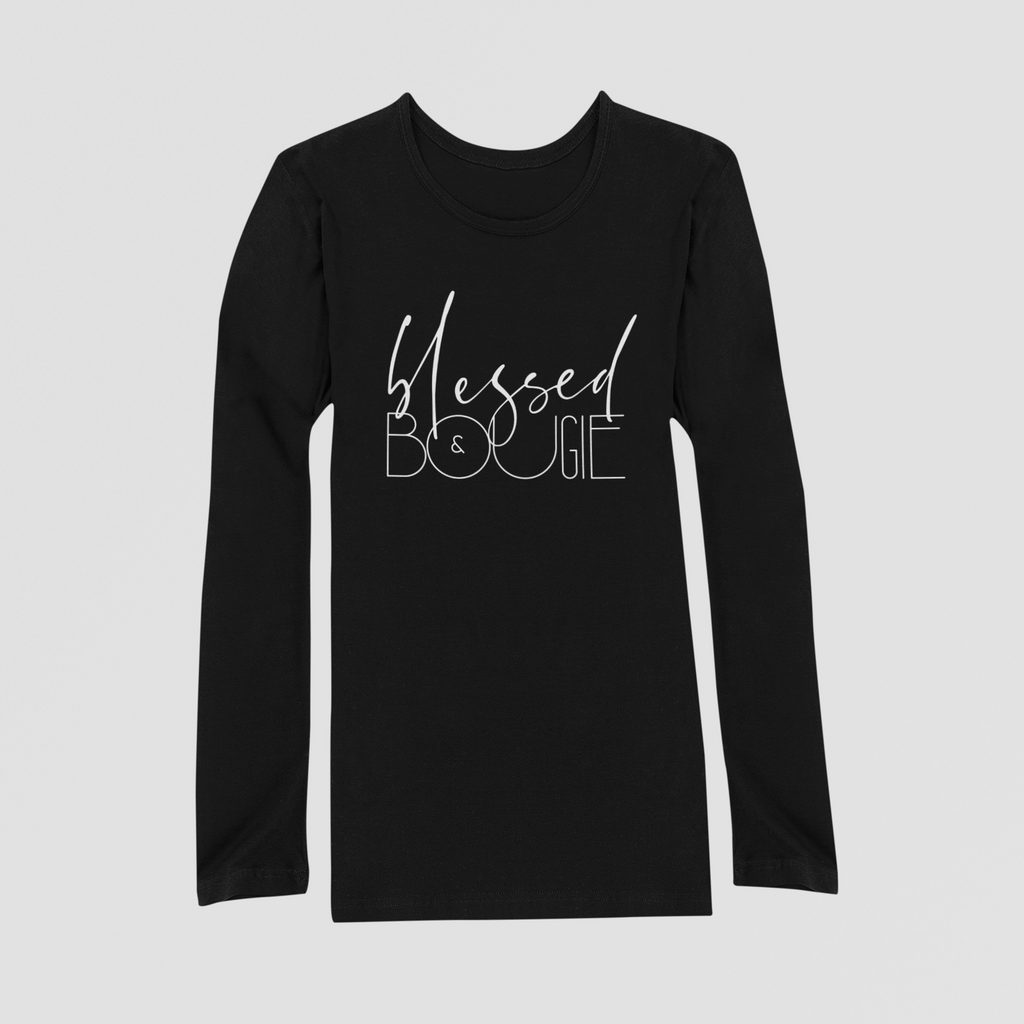 Blessed & Bougie Long Sleeved - Black - RTK Style