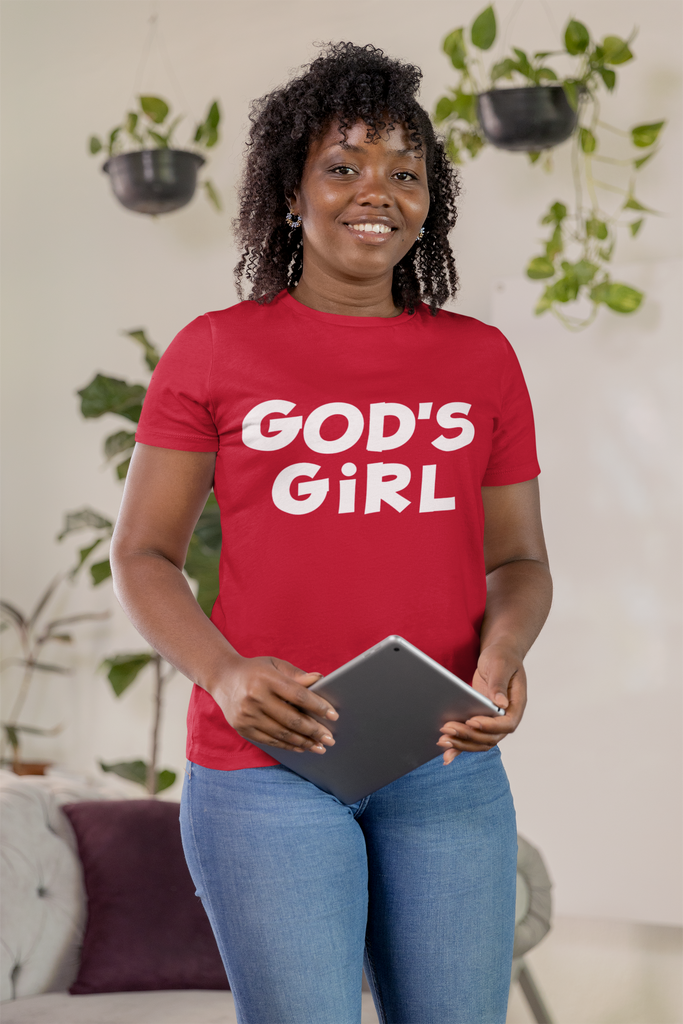 God's Girl Red - Ladies Fit - RTK Style