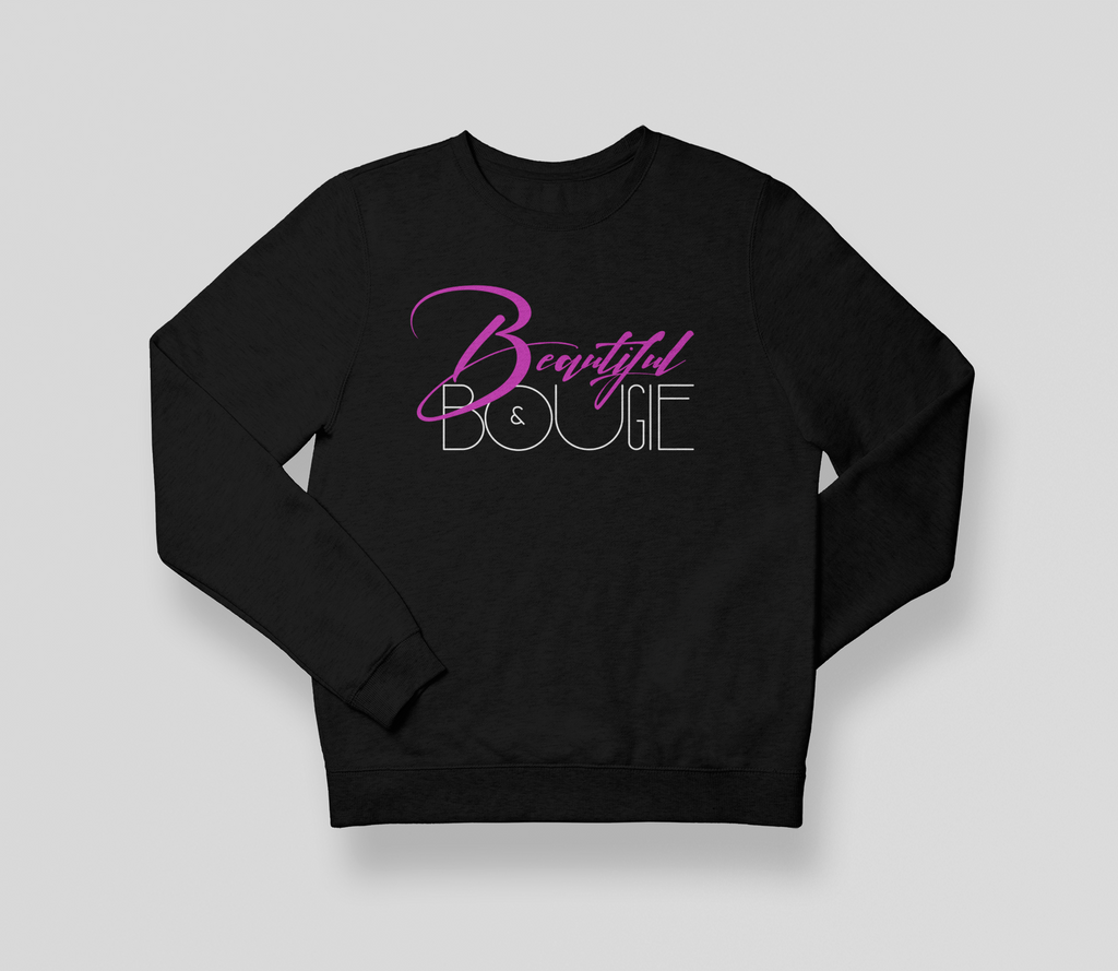 Beautiful & Bougie Sweatshirt - Black with Accent - RTK Style