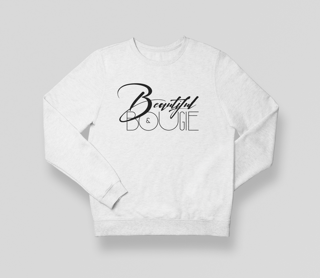 Beautiful & Bougie Sweatshirt - White - RTK Style