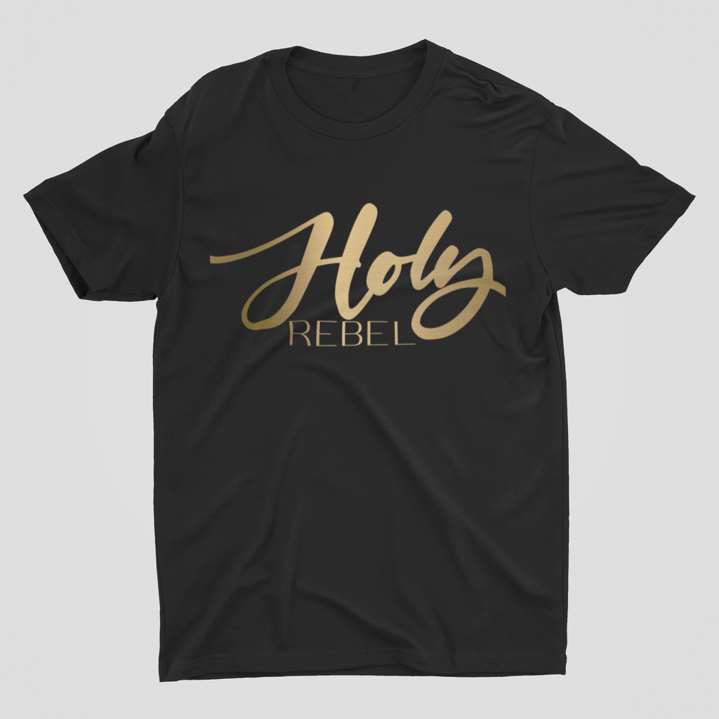 Holy Rebel T-Shirt - Black - RTK Style
