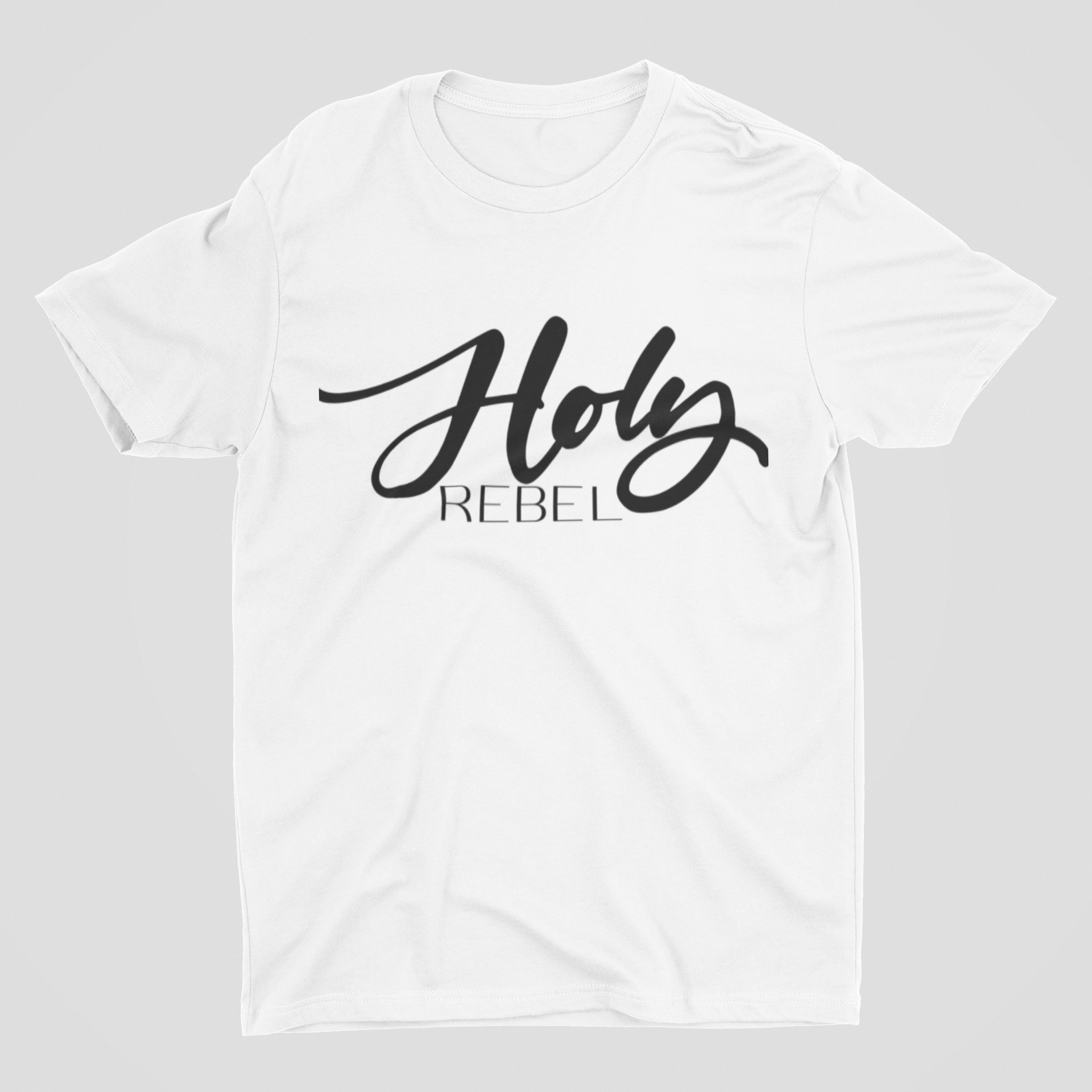 Holy Rebel T Shirt White