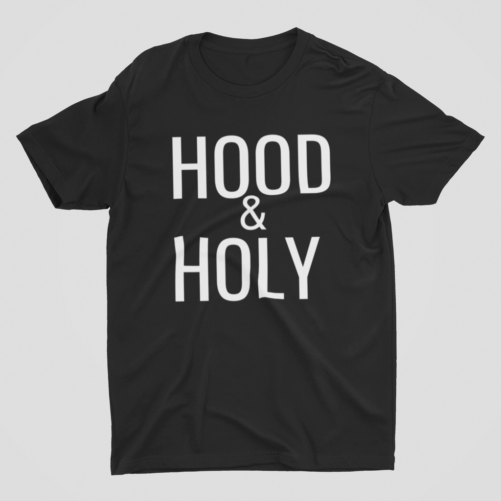 Hood & Holy T-Shirt - Black - RTK Style