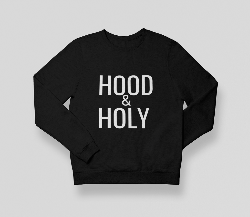 Hood & Holy Sweatshirt - Black - RTK Style