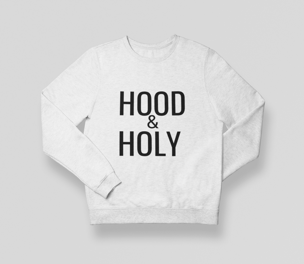 Hood & Holy Sweatshirt - White - RTK Style