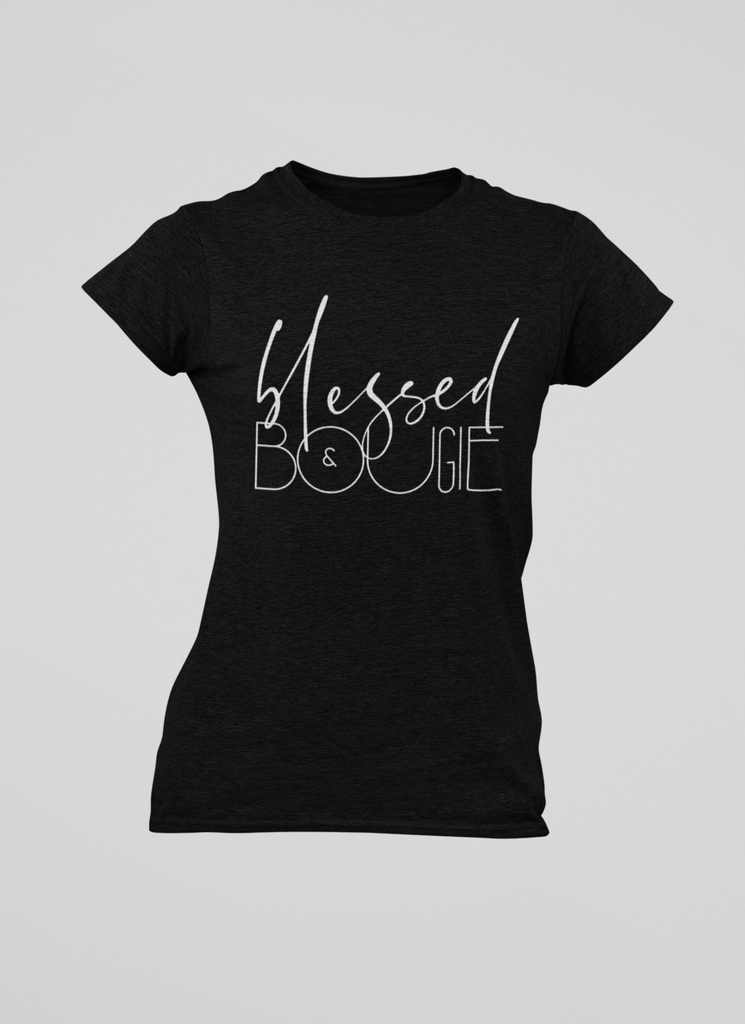 Blessed & Bougie T-Shirt - Black - RTK Style